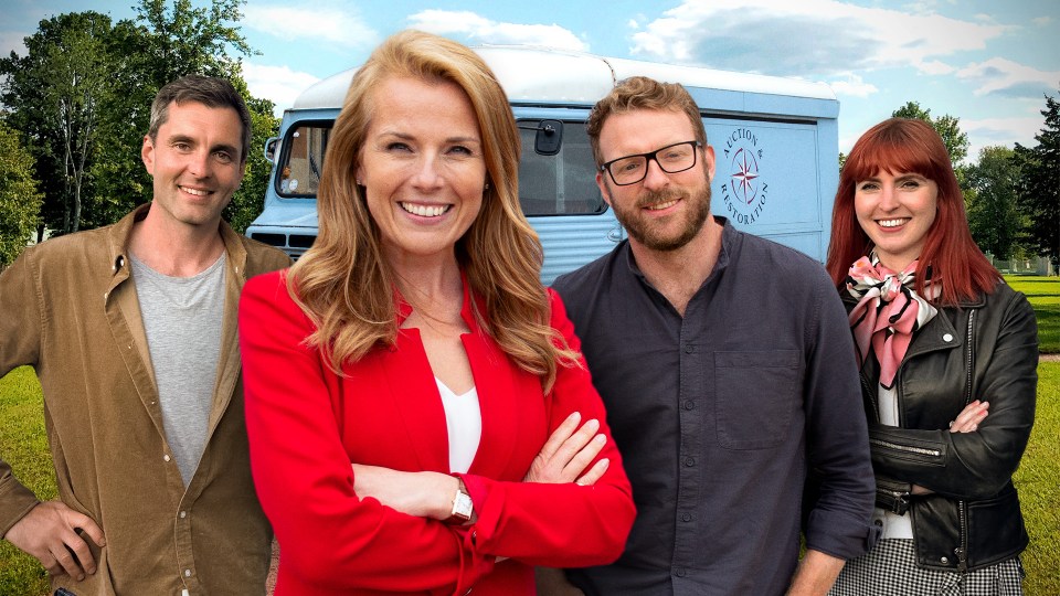 A new crew of presenters join Christina Trevanion in The Travelling Auctioneers, airing on Monday, January 8