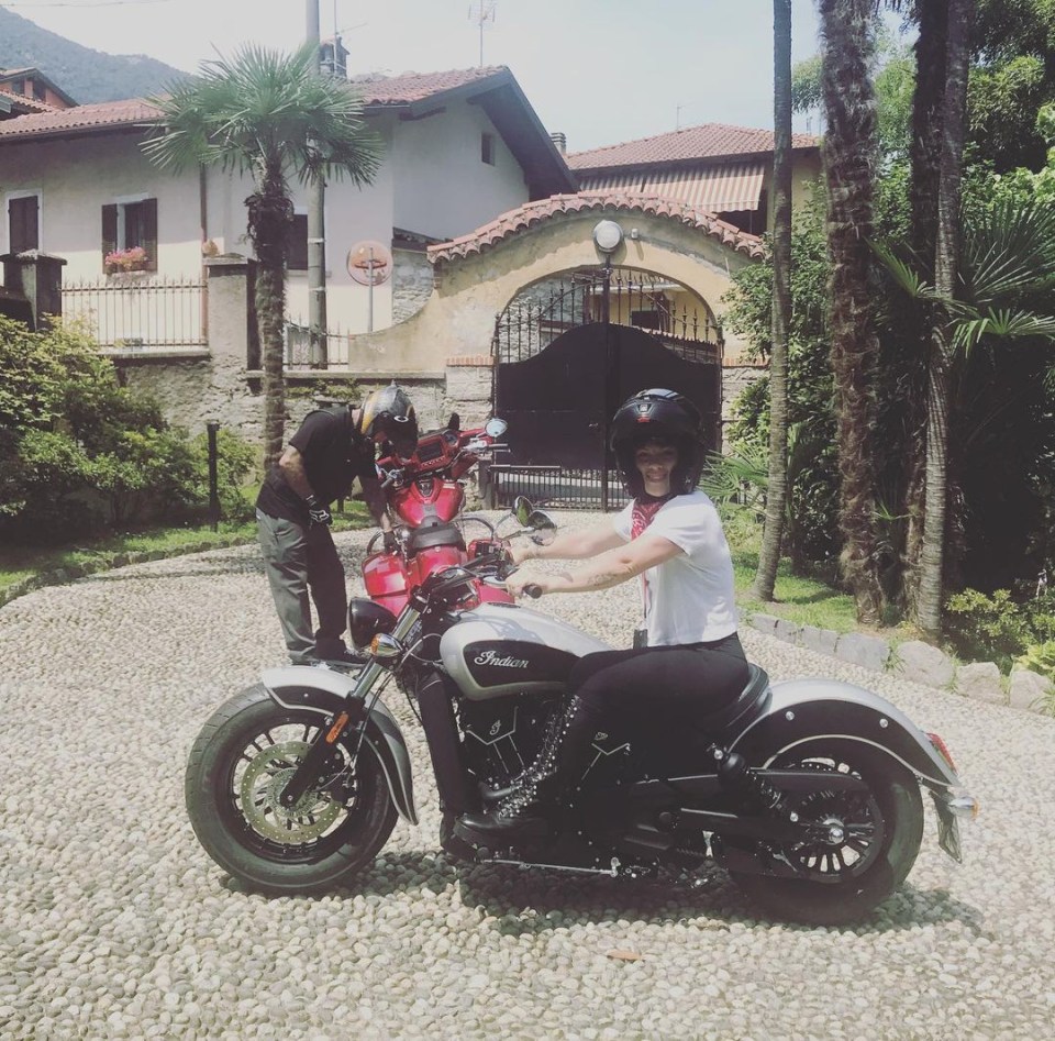 Pink often posts photos of her numerous bikes on her Instagram page