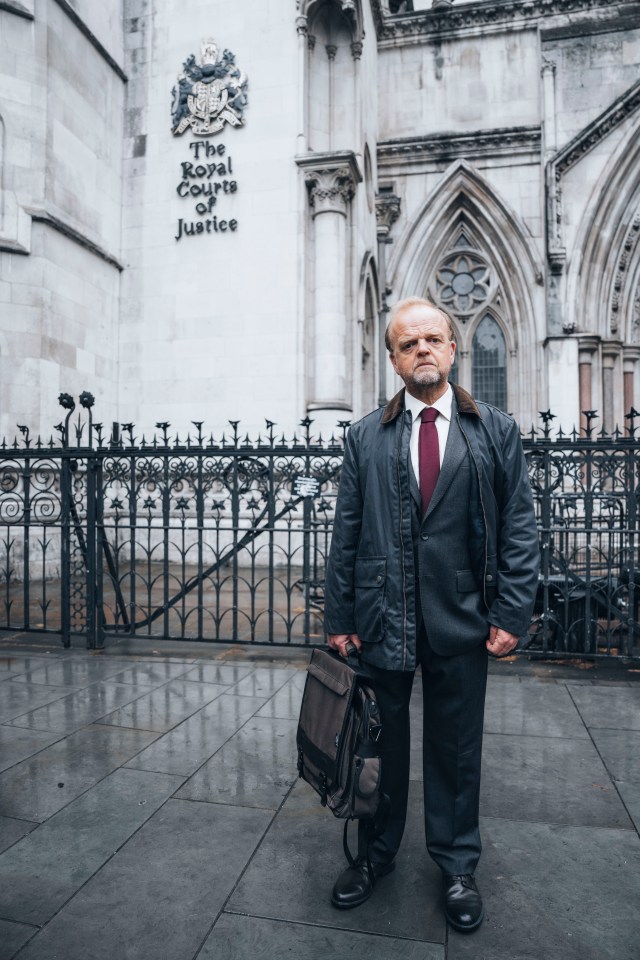 Toby Jones as Alan Bates who has led the campaign to get justice for Post Office workers