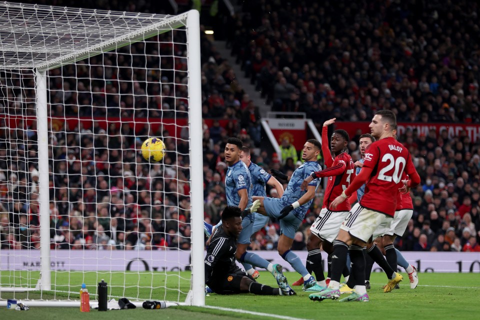 As a result Aston Villa took the lead from a free-kick