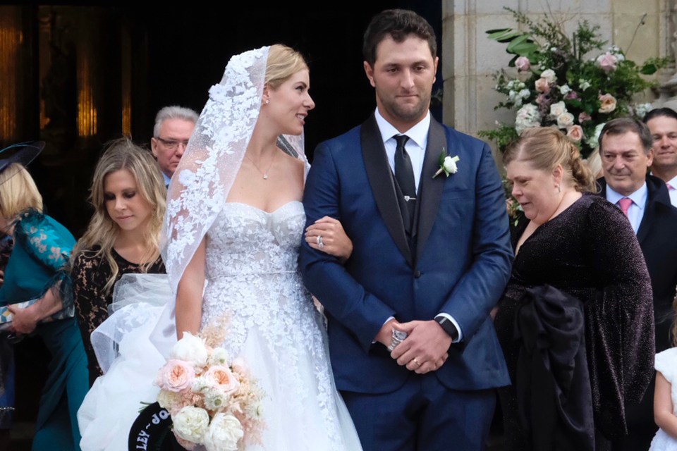 Jon Rahm married American model Kelley Cahill in 2019