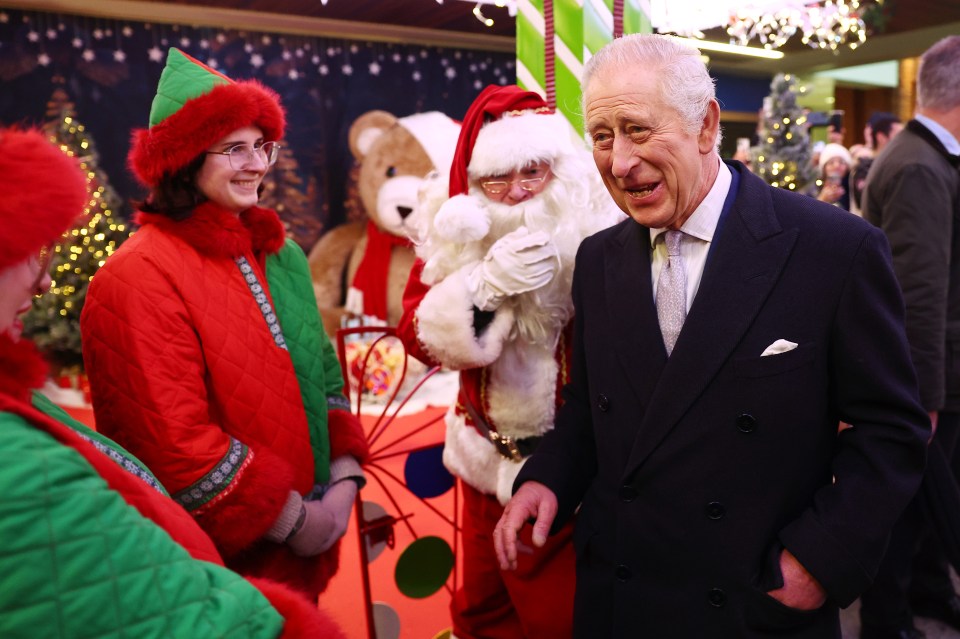 King Charles III was mobbed by supporters at Ealing Broadway Shopping Centre as he toured the Christmas Market