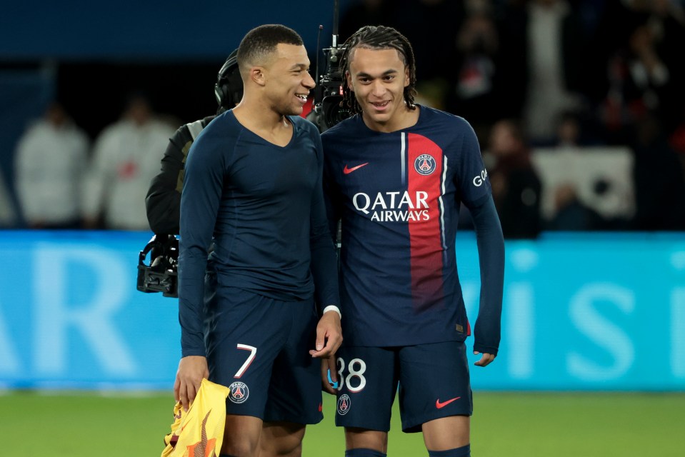 Kylian Mbappe netted as brace as younger brother Ethan made his PSG debut