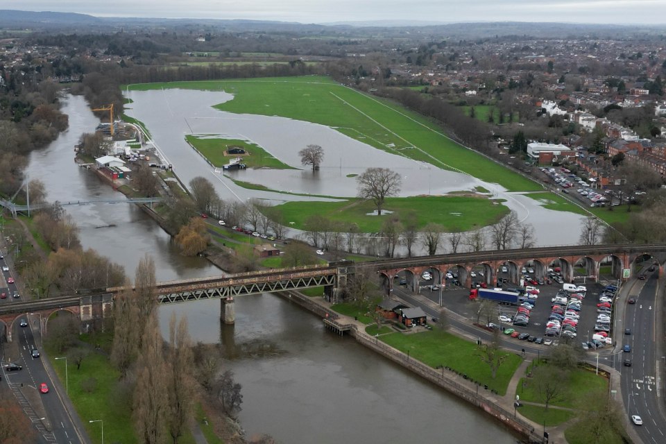 Worcester racecourse remains underwater two months after it was forced to abandon fixtures