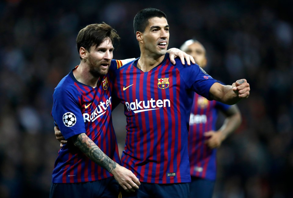 Lionel Messi played with Luis Suarez at Barcelona