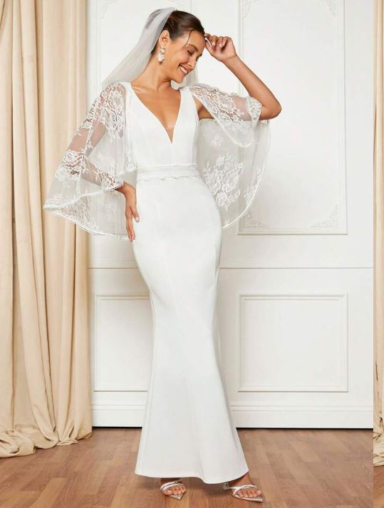 Shein’s range of wedding dresses include this gown for £34.79 – but how did it fare in real life?