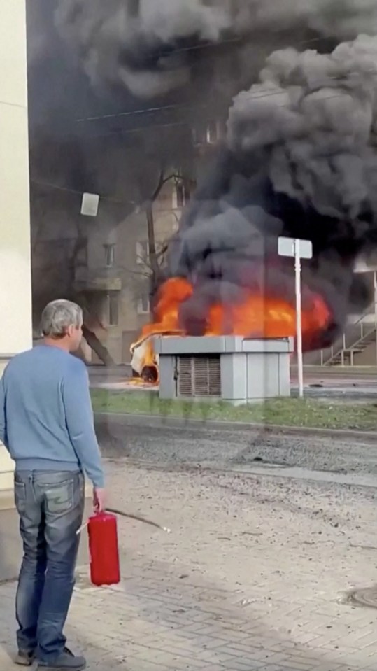 Further footage of the damage caused by Ukraine's attack on Belgorod