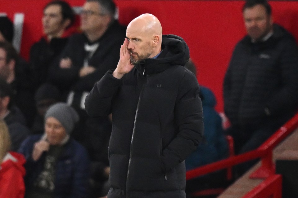 Erik ten Hag was left feeling the heat at Old Trafford