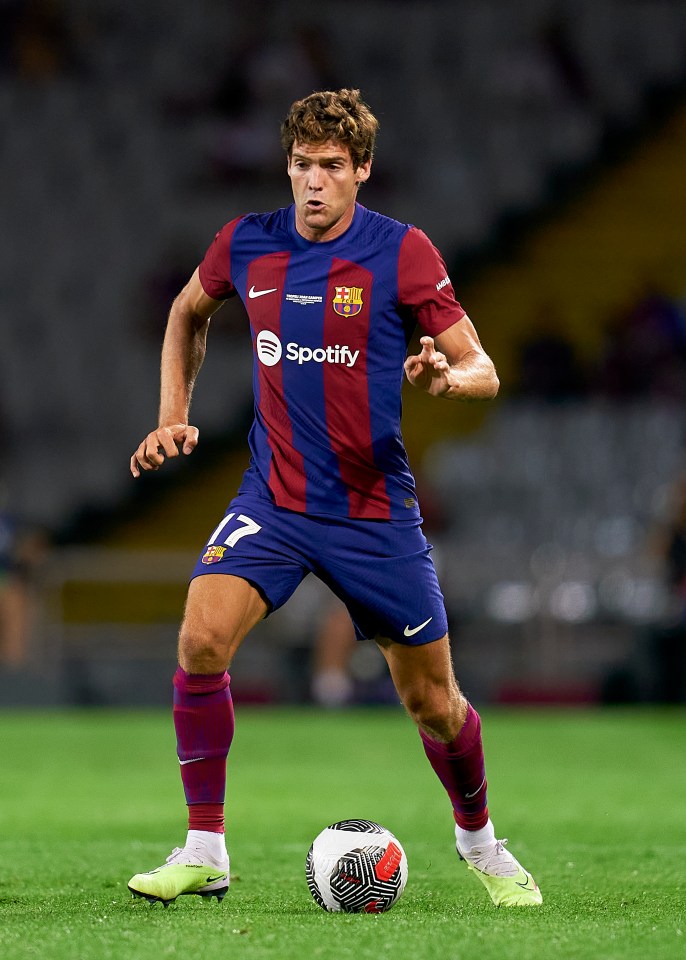 Marcos Alonso is set to leave Barcelona after joining in 2022