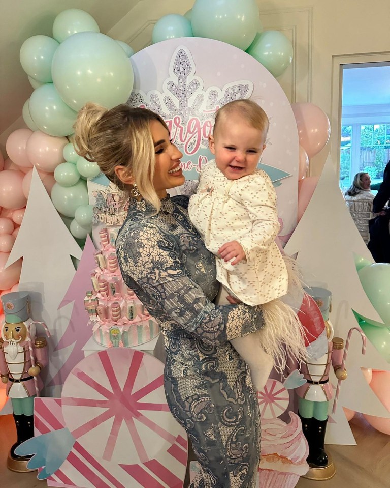 Billie Faiers celebrated her daughter's first birthday