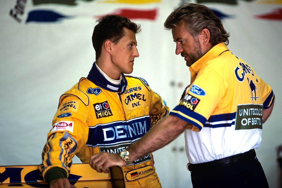 Weber is often credited with discovering Schumacher in 1989