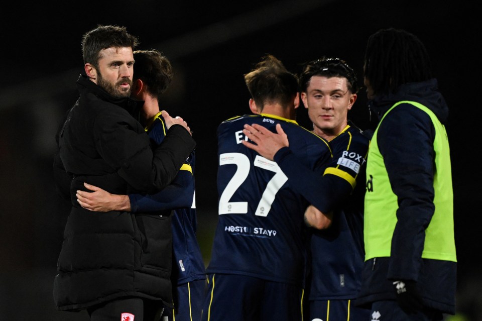 Michael Carrick has led his Boro side to the final four