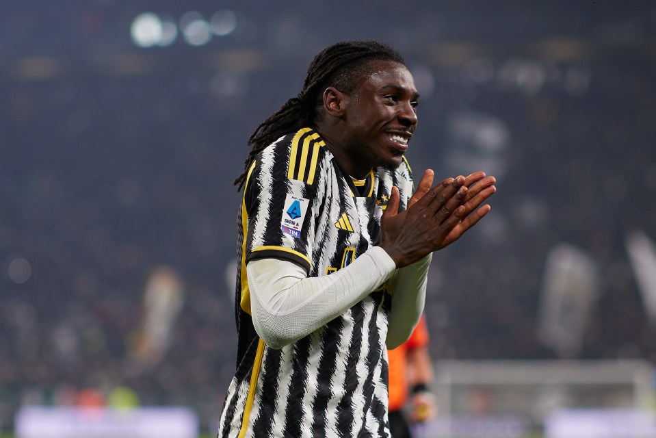 Juventus are willing to offer Moise Kean in exchange for Patino