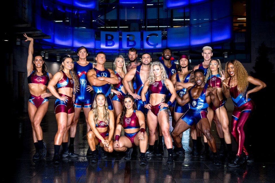 This exclusive picture shows the all-new Gladiators line-up together for the first time