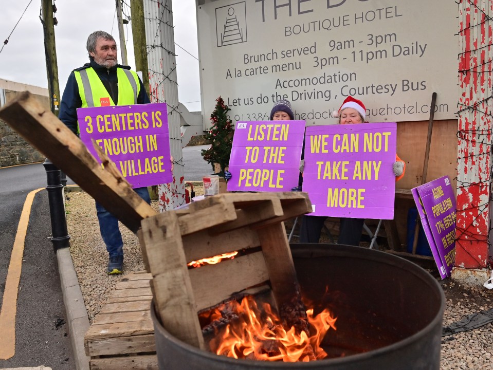 Locals in Rosslare Harbour say their small community cannot take yet another hotel full of asylum seekers