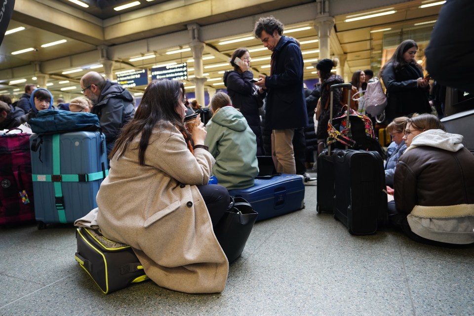 Thousands of tired travellers are waiting to find out if they have somewhere to stay tonight