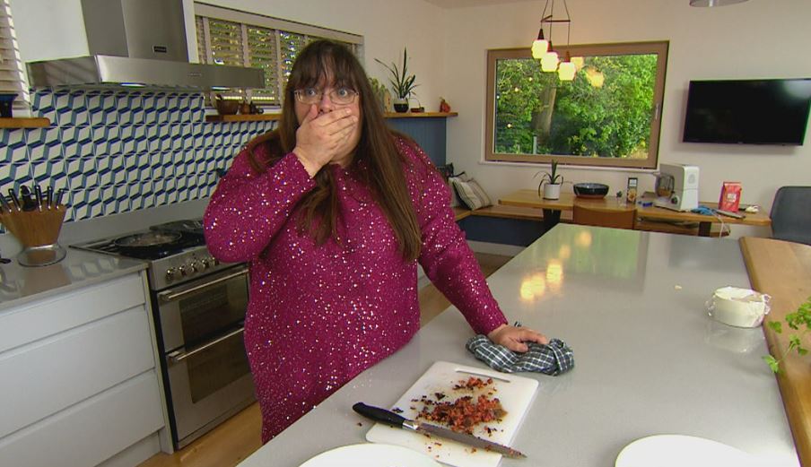 Paula Woolven had some cooking disasters on Come Dine With Me