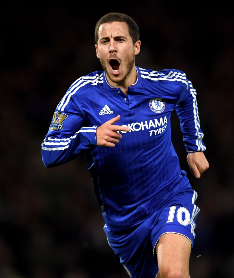 Eden Hazard is one of eight Chelsea players to make the team