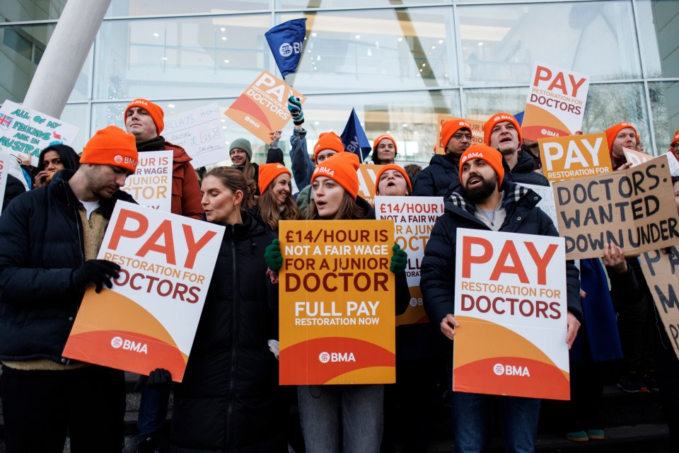 Junior doctors’ strikes are “morally indefensible” and trashing Christmas for NHS patients, they’ve been told