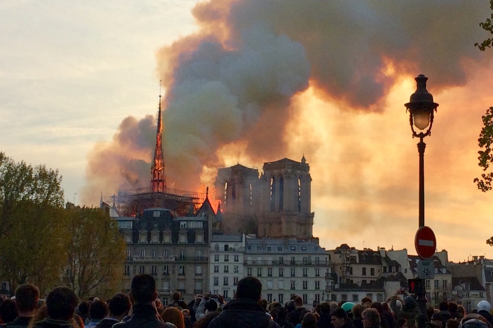 In April 2019, hundreds of firefighters battled to save the landmark after a fire raged for more than 12 hours