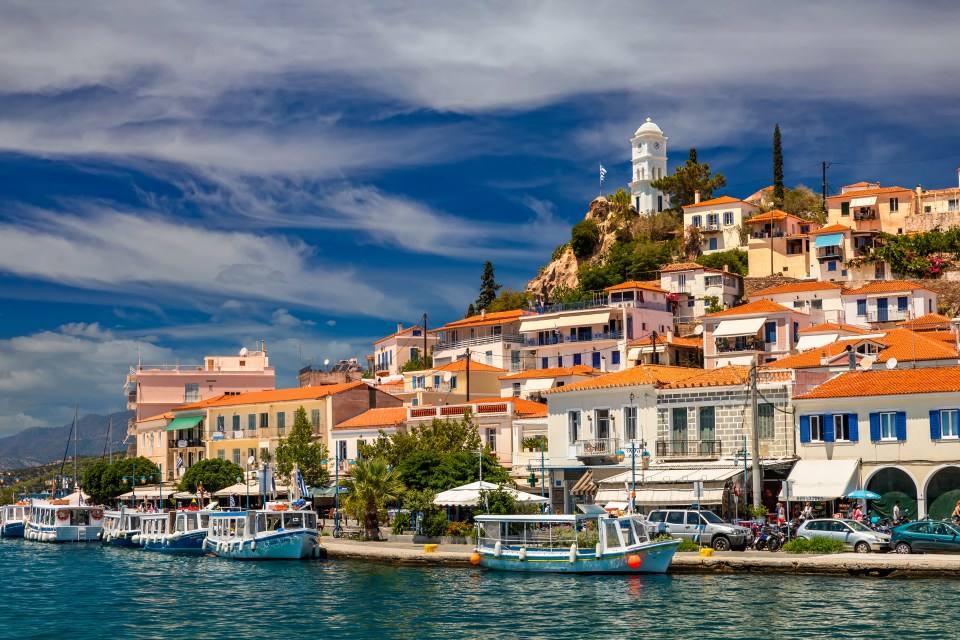 Poros is a popular weekend destination for Greek locals