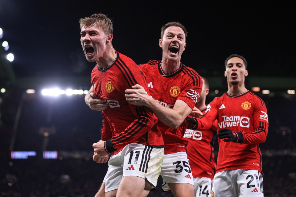 Rasmus Hojlund grabbed a crucial late winner for Manchester United