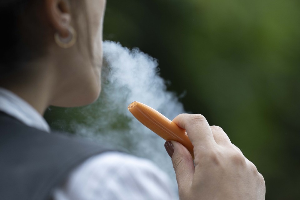 A young girl was rushed to hospital after using a vape allegedly laced with drugs