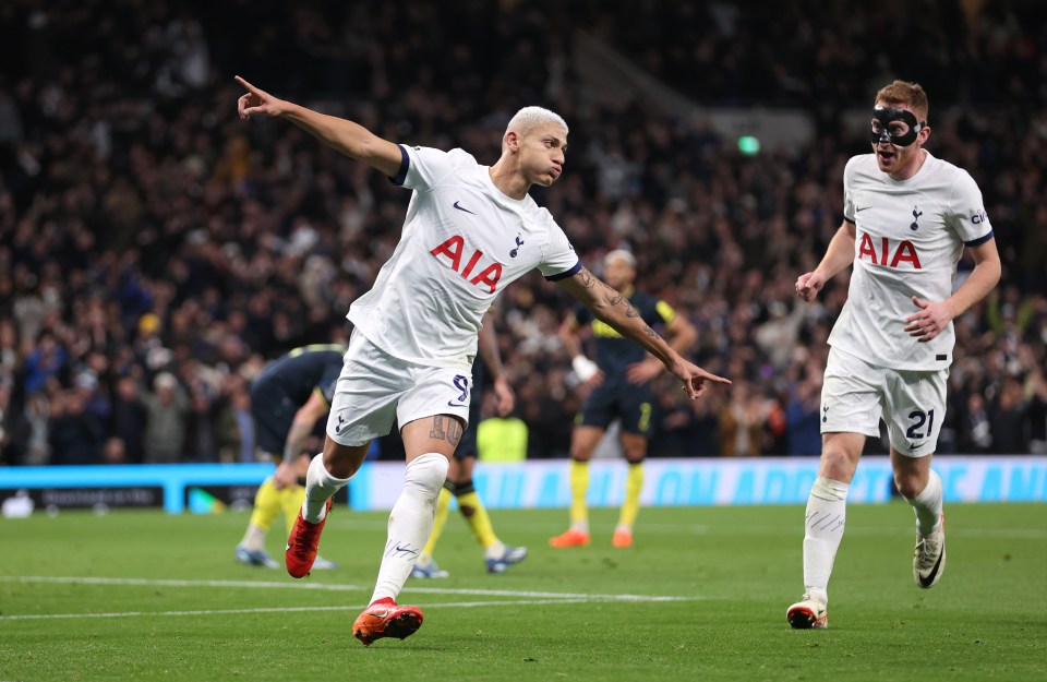 Richarlison starred in Tottenaham's win