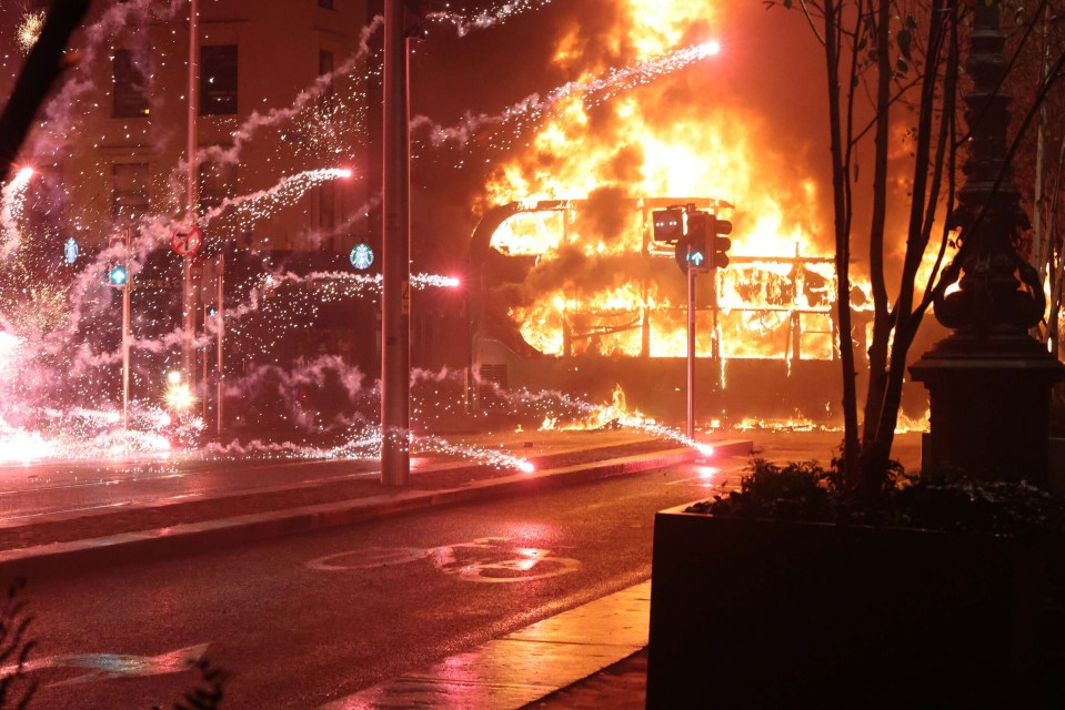 Riots broke out in Dublin city centre after an attack on three children allegedly by an Algerian-born Irish citizen