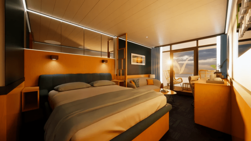 The ship has undergone a multimillion-dollar transformation to make it residential