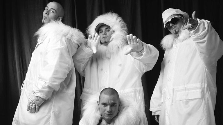 East 17 in white coats.