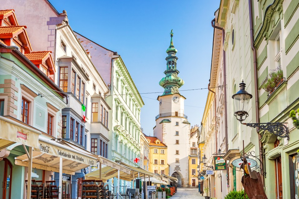 Bratislava's old town has been described as both beautiful and charming