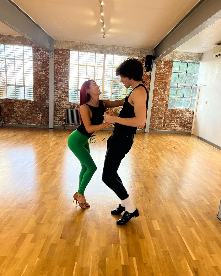 Dianne and Bobby trained hard through the week