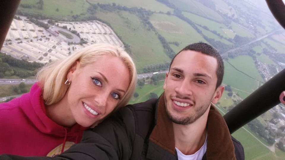 Josie and Luke hiigh on love at the Bristol Balloon Fiesta