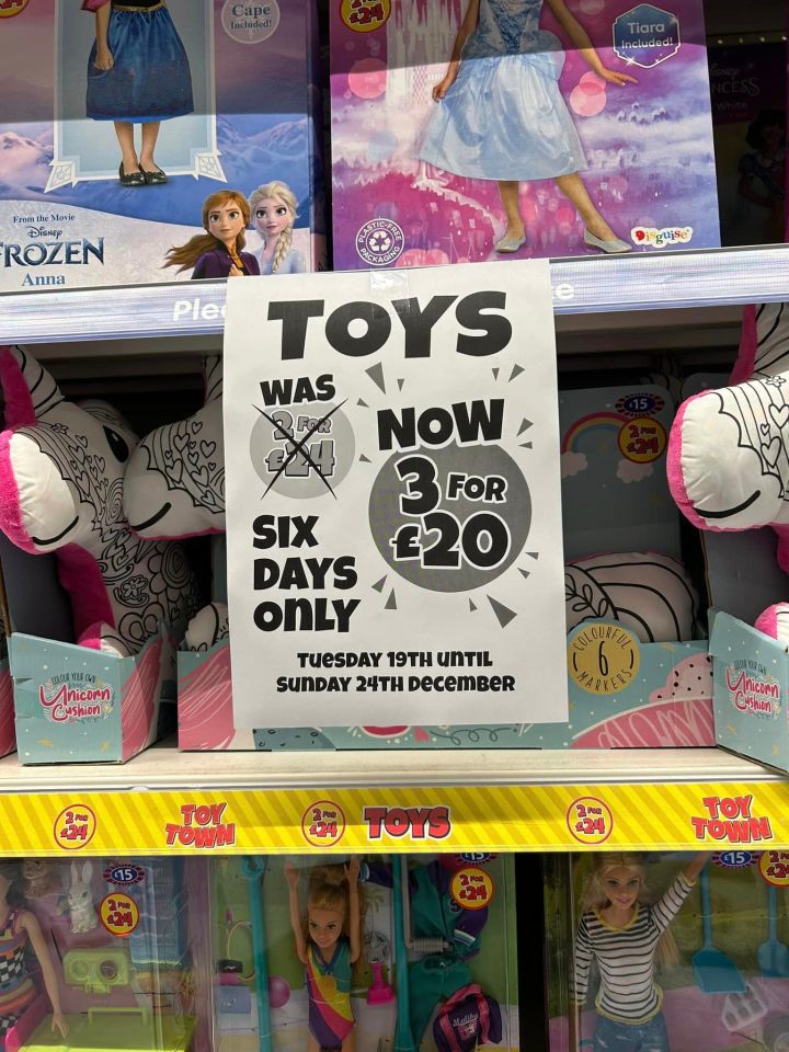 B&M are offering a great deal on kids toys this Christmas