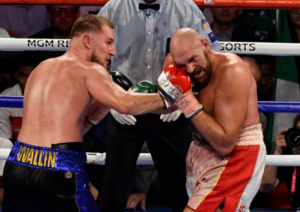 Wallin went the distance with Tyson Fury when they fought in 2019