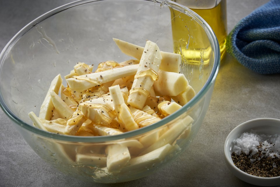 No Christmas would be complete without honey glazed parsnips