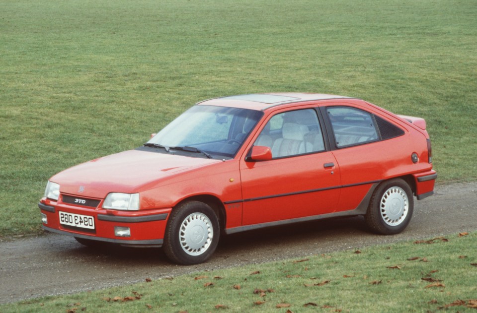 The Vauxhall Astra was van Gerwen’s first car he owned in his homeland