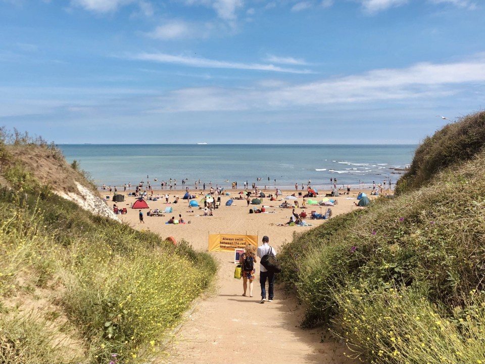 Locals flocking to the popular beach will be faced with a fence around the sand