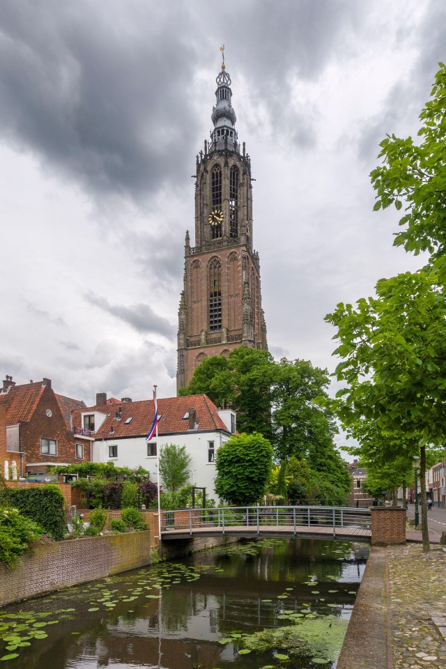 The church tower was built in honour of a small clay statue of the Virgin Mary