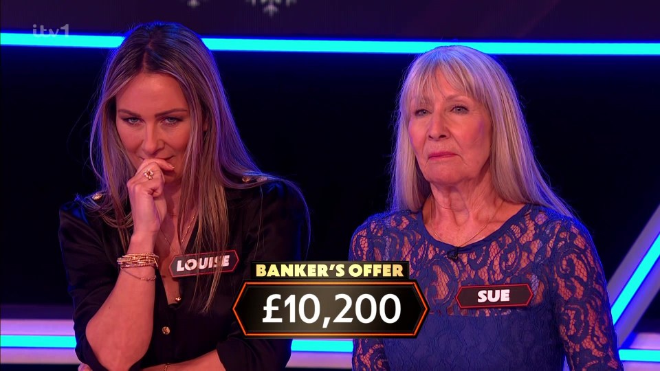 Owen's wife Louise shows the tension as he turned down £10.2k