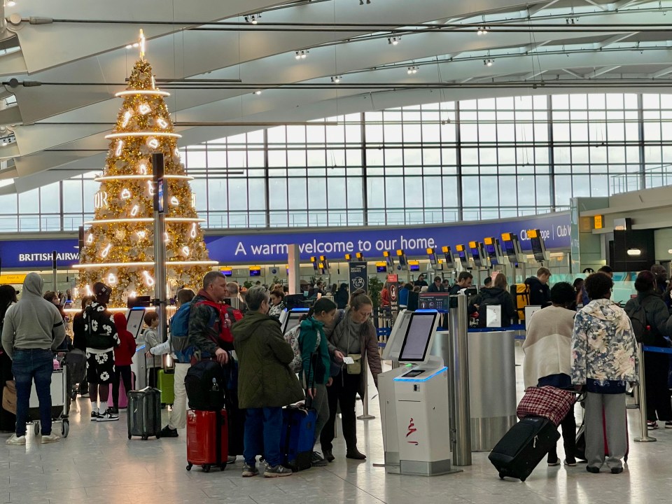 Terminal 5 at Heathrow is also heaving