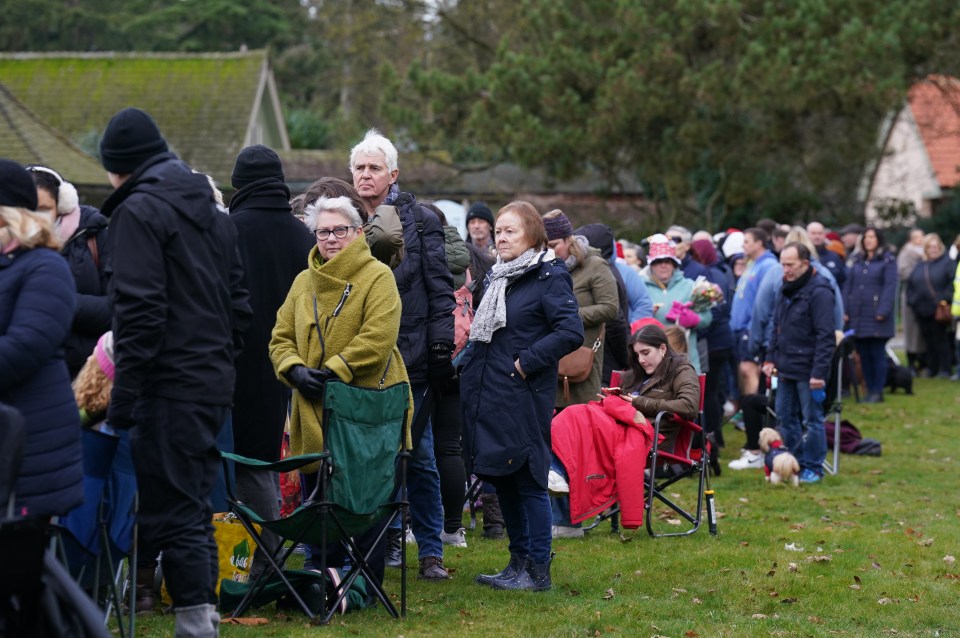 Royal superfans waiting for the Firm