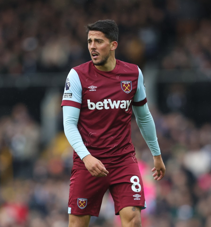 Pablo Fornals is said to have started the match despite being among the worst impacted by it