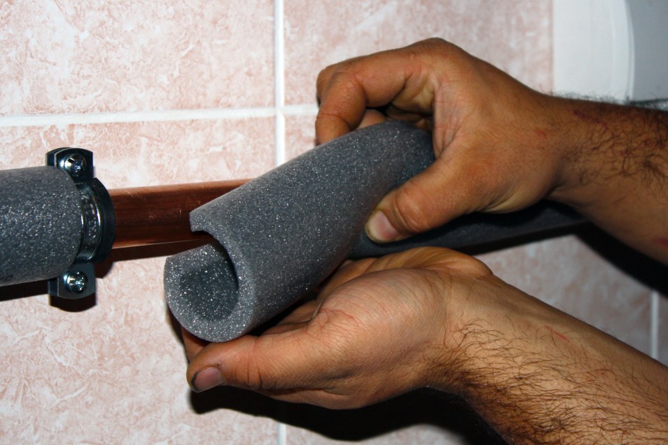 Foam tubes can prevent your pipes freezing over