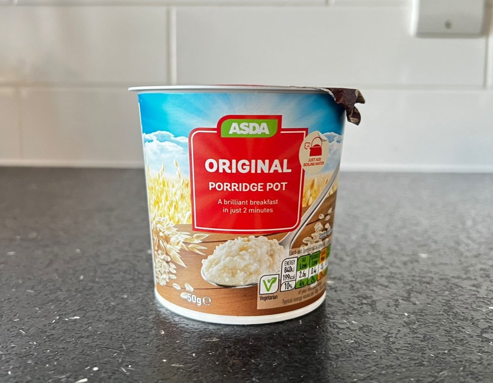 Asda's porridge was not my favourite