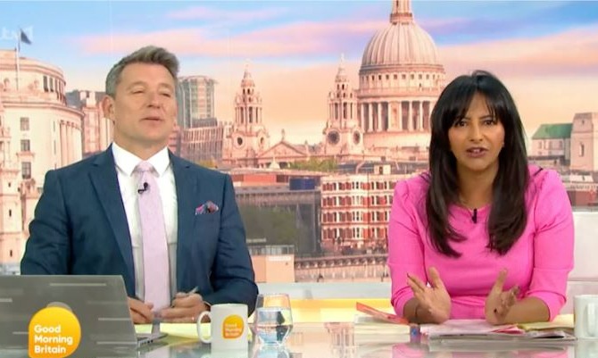 The 46-year-old is best known for fronting Good Morning Britain