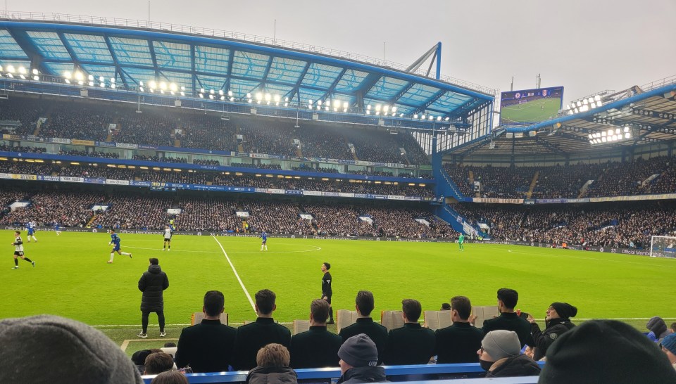 A group of men bizarrely promoted Argylle and were branded a 'circus' by Chelsea fans