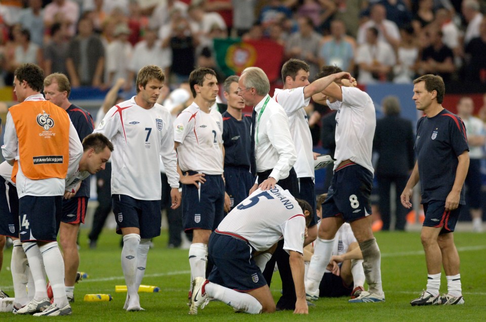 It was widely believed his golden generation team could win  the 2006 World Cup but they tragically crashed out on penalties