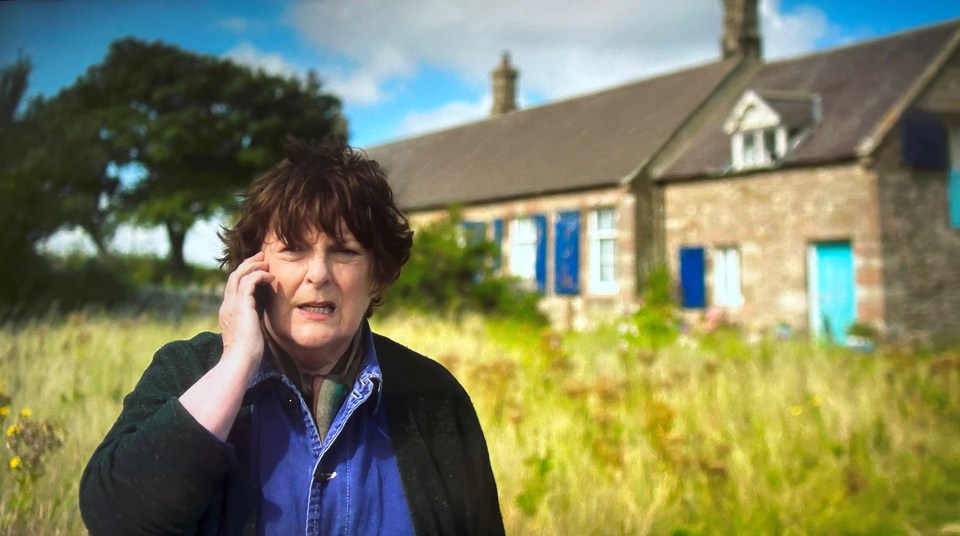 A retired couple were forced to shelter from a storm inside the cottage used in TV’s Vera, pictured